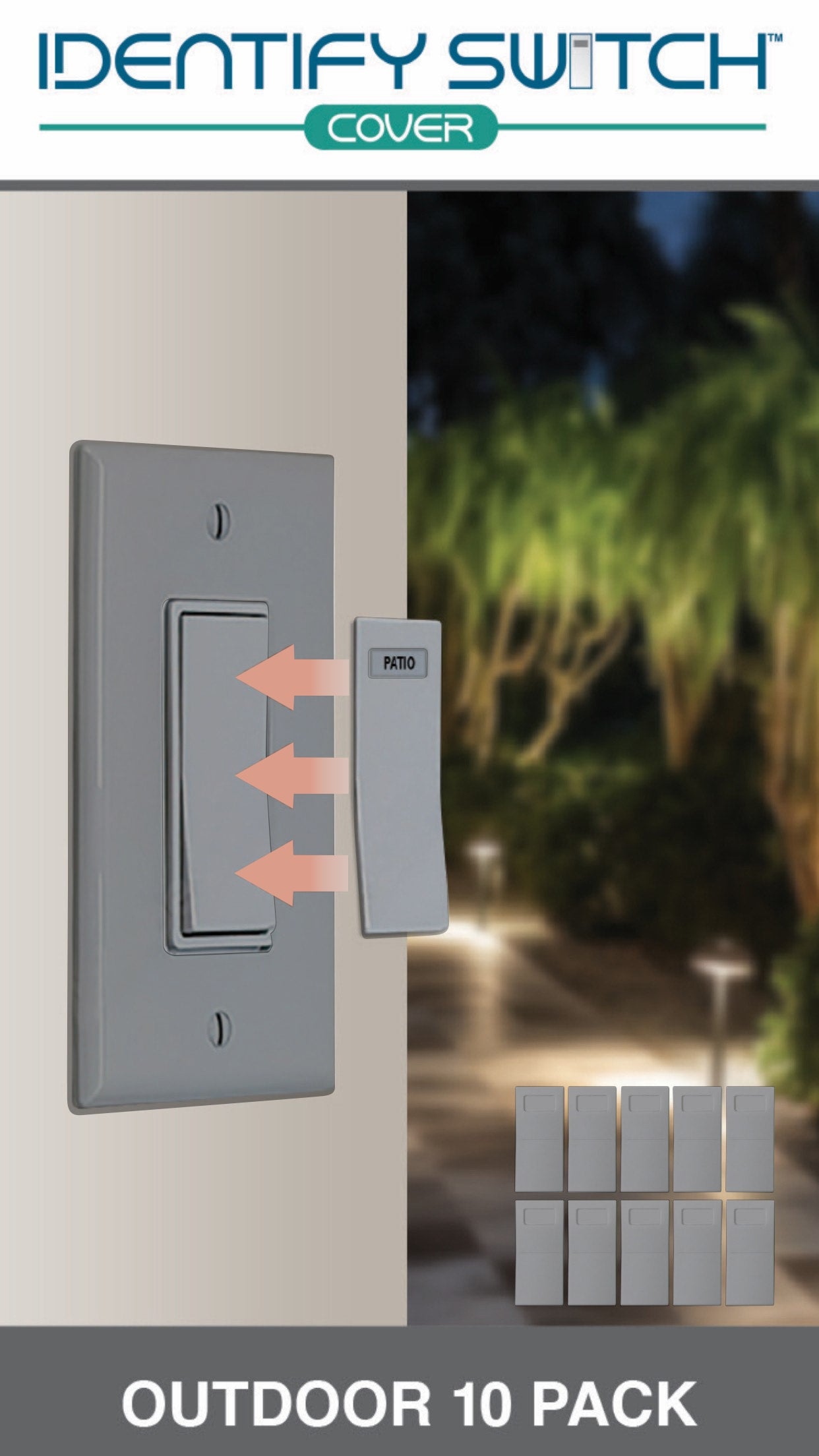 Identify Switch Cover - Outdoor 10 Pack