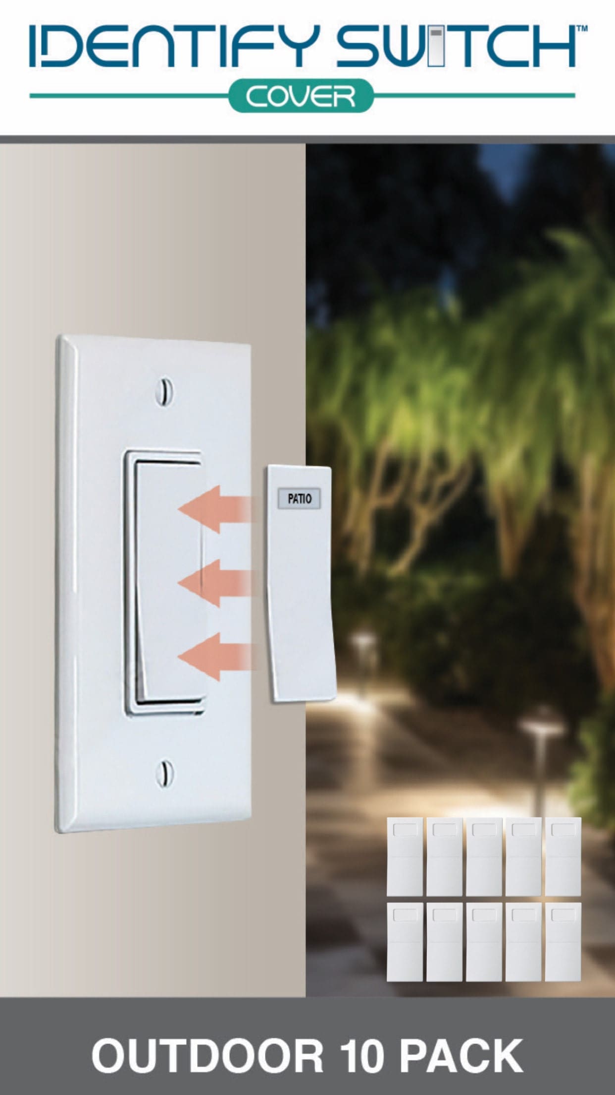 Identify Switch Cover - Outdoor 10 Pack