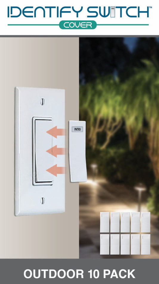 Identify Switch Cover - Outdoor 10 Pack