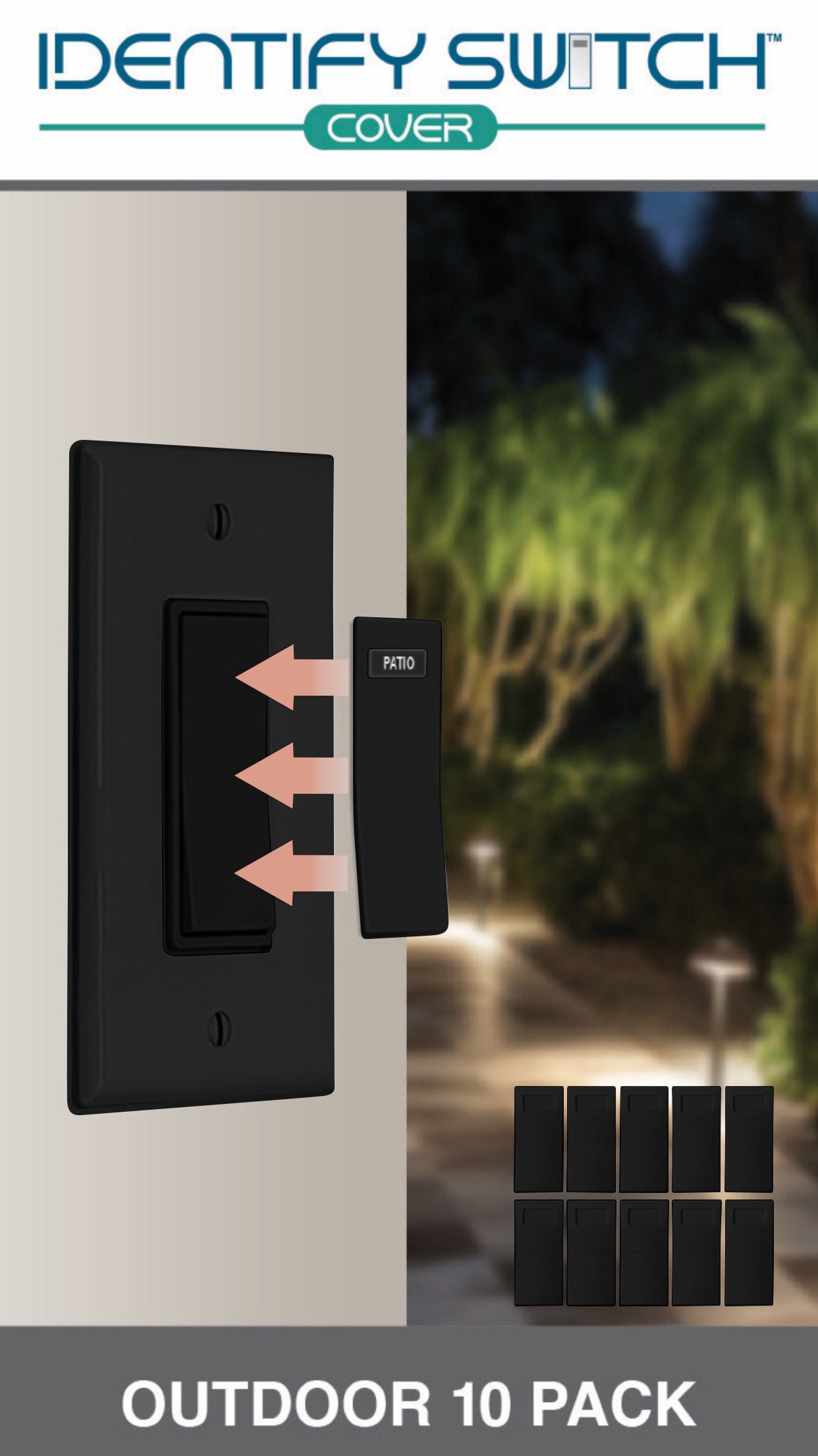 Identify Switch Cover - Outdoor 10 Pack