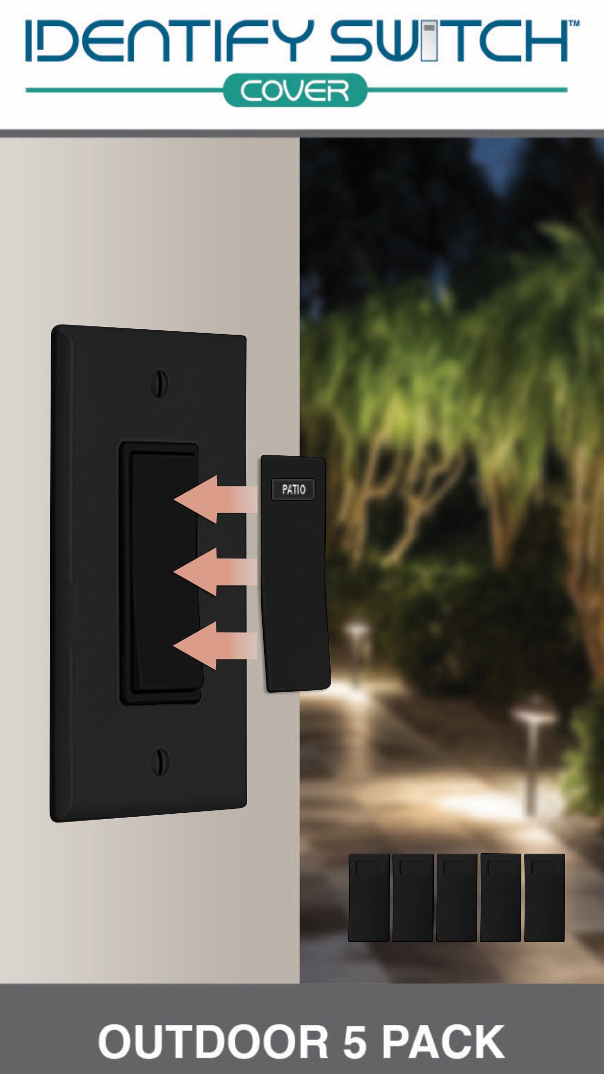 Identify Switch Cover - Outdoor 5 Pack